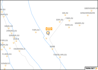 map of Oua