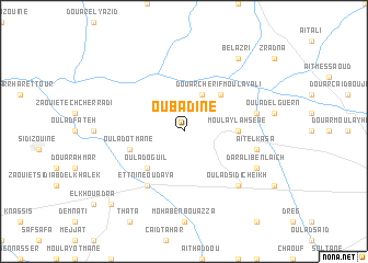 map of Oubadine