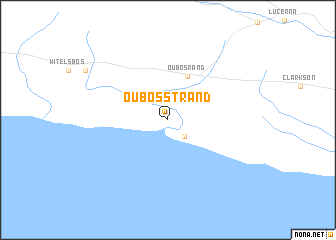 map of Oubosstrand