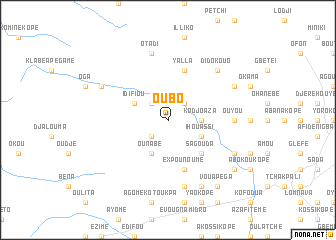 map of Oubo