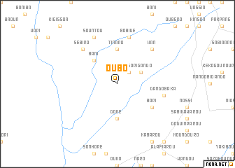 map of Oubo