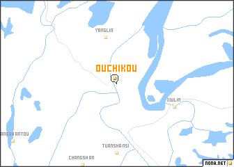 map of Ouchikou