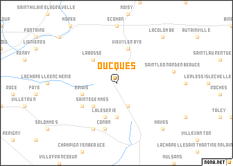 map of Oucques