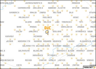 map of Ouč