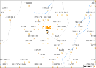 map of Oudal