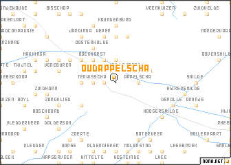map of Oud-Appelscha