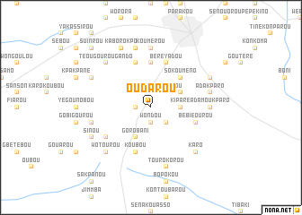 map of Oudarou