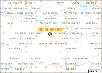 map of Oud-Avereest