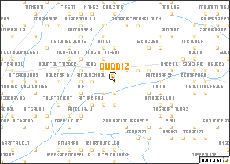 map of Ouddiz