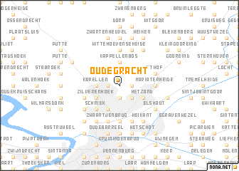 map of Oudegracht