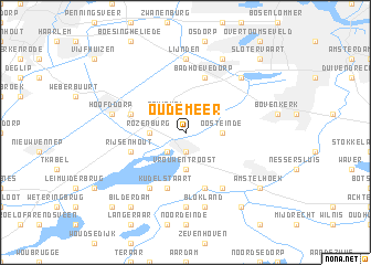 map of Oude Meer