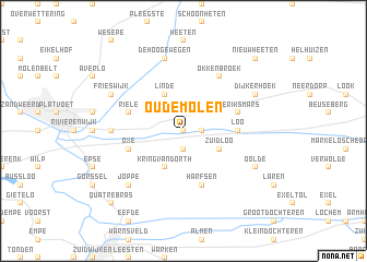 map of Oude Molen