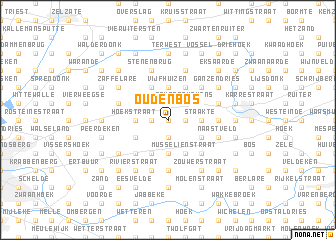 map of Oudenbos