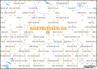 map of Oudenburgsesluis