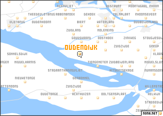 map of Oudendijk