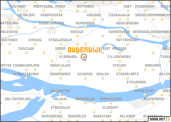 map of Oudendijk