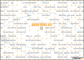 map of Oudenmolen