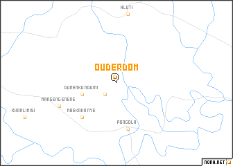 map of Ouderdom