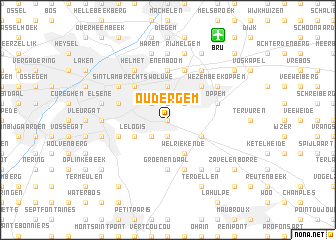 map of Oudergem