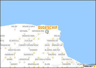 map of Oudeschip