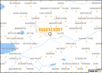 map of Oudeschoot