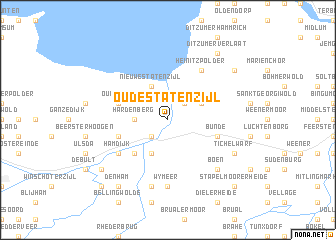 map of Oude Statenzijl