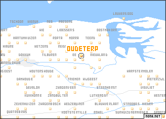 map of Oude Terp