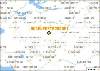 map of Oudewegstervaart