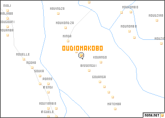 map of Oudiomakobo