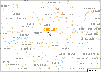 map of Oudler