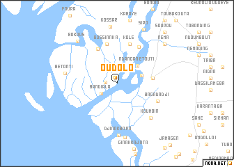 map of Oudolo