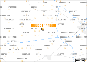 map of Oud-Ootmarsum