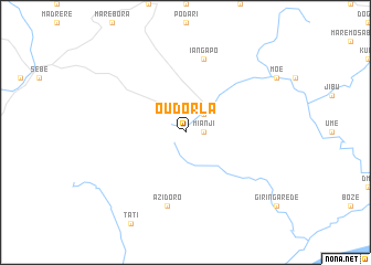 map of Oudorla