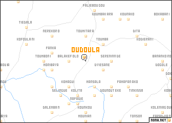 map of Oudoula