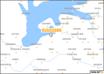 map of Oudouoba