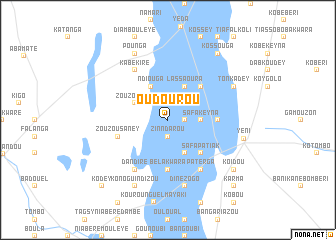 map of Oudourou