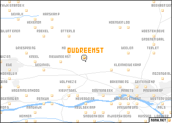 map of Oud-Reemst