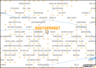 map of Oud-Turnhout