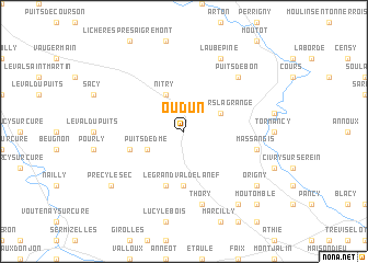 map of Oudun