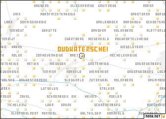 map of Oud Waterschei