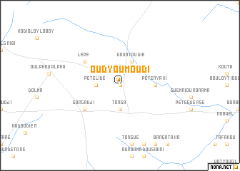 map of Oudyoumoudi