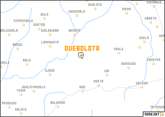 map of Ouébolota