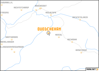 map of Oued Cheham