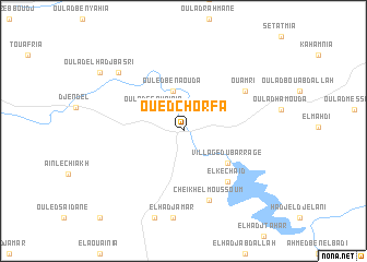 map of Oued Chorfa