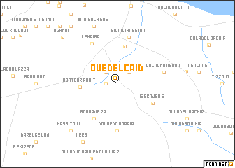 map of Oued el Caid