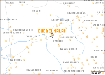 map of Oued el Malah