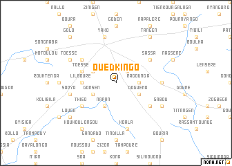 map of Ouédkingo