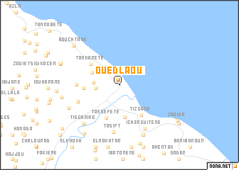 map of Oued Laou