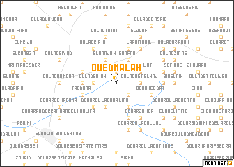 map of Oued Malah