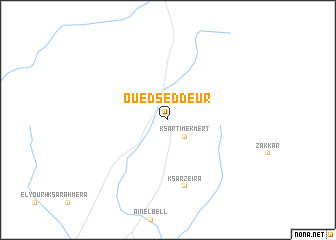 map of Oued Seddeur